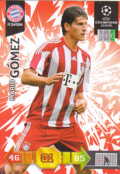 Mario Gomez Bayern Munchen 2010/11 Panini Adrenalyn XL CL #51